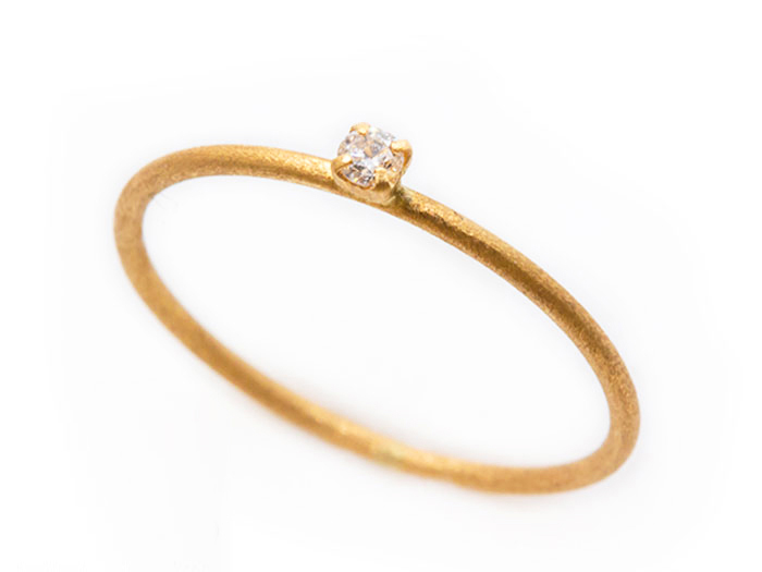 【卸】K18 Amour（アムール） リング ダイヤモンド #11 18金 (587)［送料別/クーポン除外品］ 11号