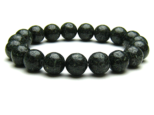 【卸】ブレスレット ストーンヘンジの石＜プレセリブルーストーン＞Mサイズ 10mm