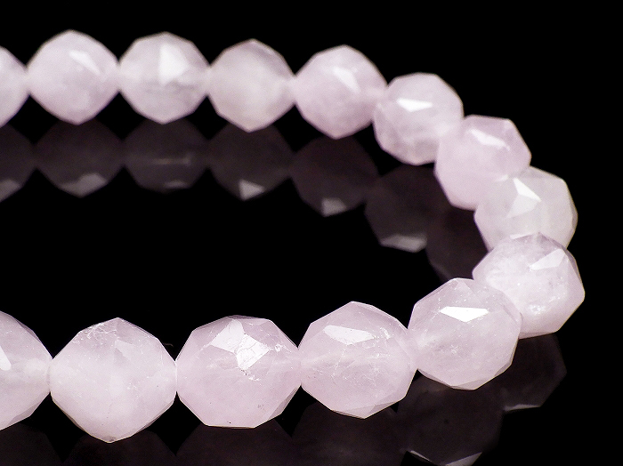 【卸】ブレスレット スターカット ピンクモルガナイト