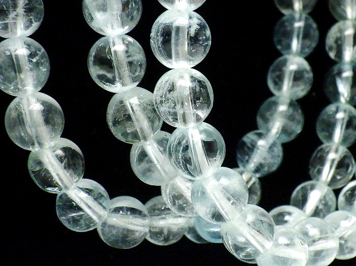 【卸】ブレスレット アクアマリンAAA‘ グレシシャルブルー 限定