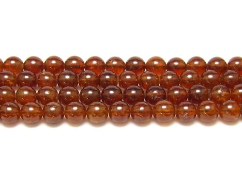 【卸】1連 オレンジ（ヘソナイト）ガーネットAAA’