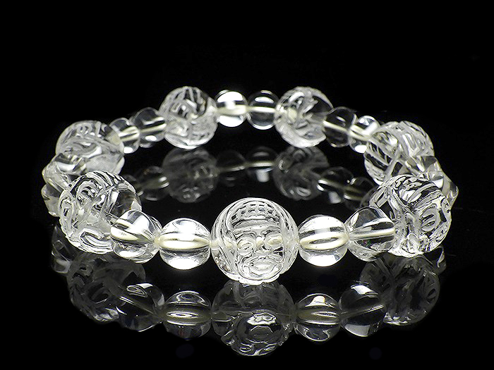 【卸】◆新春特価◆デザインブレスレット 水晶 開運！七福神 TYPE4［送料別/クーポン除外品］