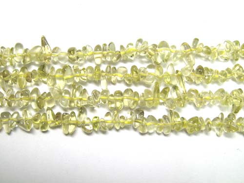 【卸】1連 タンブルチップス レモンクォーツ