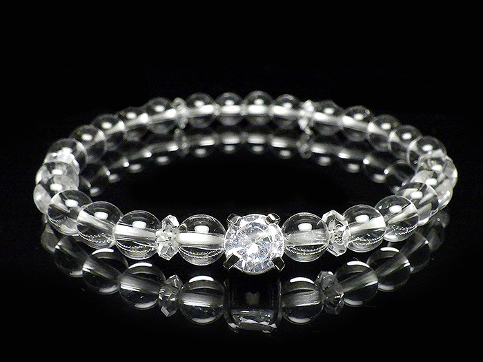 【卸】◆新春特価◆デザインブレスレット 水晶［送料別/クーポン除外品］
