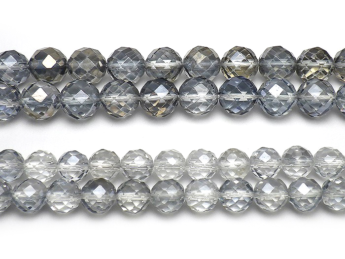 【卸】1連 64面ミラーボールカット ダークオーラ