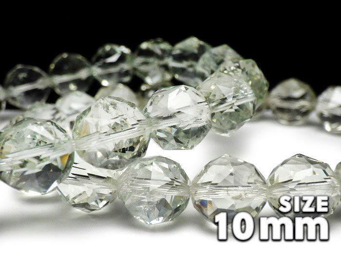 【卸】ブレスレット スターカット プラシオライト（グリーンアメジスト）