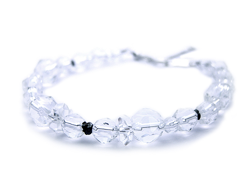 【卸】NEW!! デザインブレスレット 04月誕生石 ダイヤモンド 