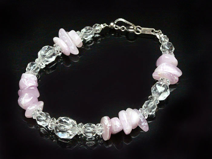 【卸】SV925ブレスレット NEW!!デザイン クンツァイト