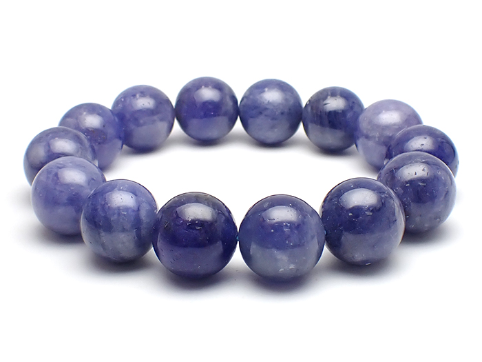 【卸】ブレスレット タンザナイトAA+ 15mm前後