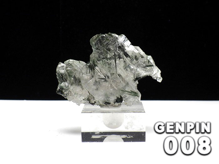 【卸】イタリア産 原石 ビソライトインクォーツ 現品No.RS037