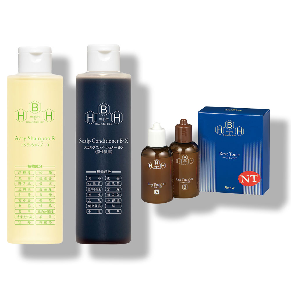 シャンプーR＆コンディショナーB-X＆リーブトニックNT