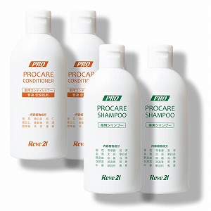 薬用プロケアシャンプー＆コンディショナーＷ《普通・乾燥肌用》 2カ月分