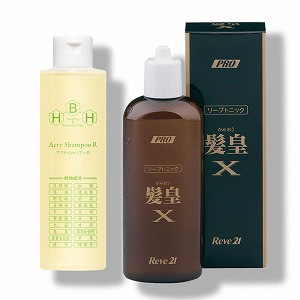 アクティシャンプーR＋リーブトニック髪皇X　セット