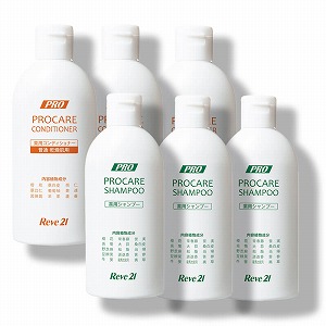 薬用プロケアシャンプー＆コンディショナーＷ《普通・乾燥肌用》 3カ月分