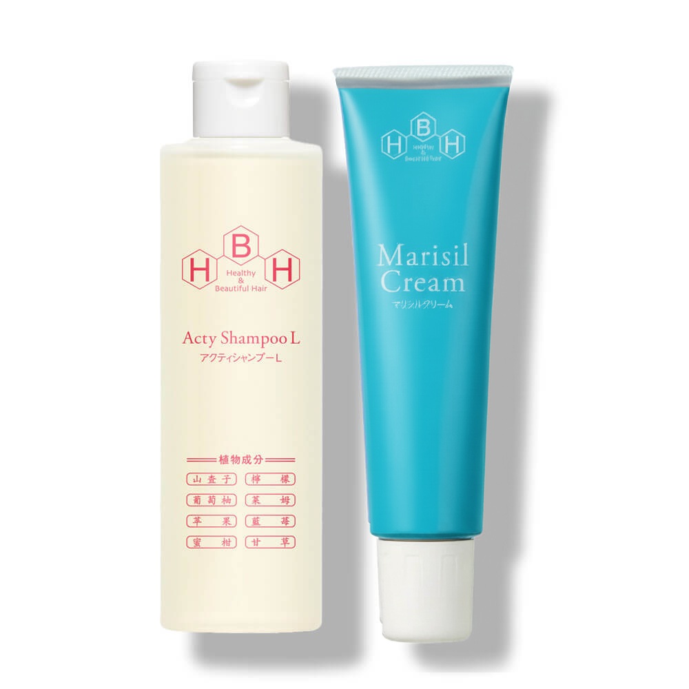 マリエルセット（アクティシャンプーＬ＆マリシルクリームセット）