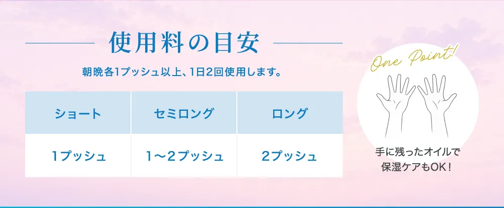 使用量の目安