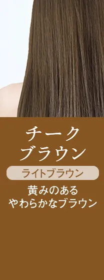 チークブラウン ライトブラウン 黄みのあるやわらかなブラウン