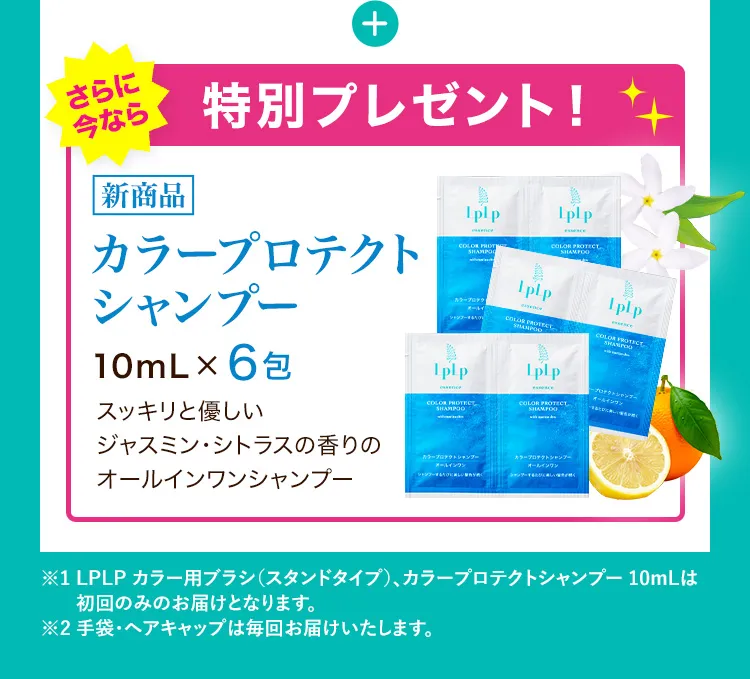 ラク染め5点セットプレゼント 専用コーム 手袋 ケープ イヤーキャップ ヘアキャップ ※手袋・ヘアキャップは毎回お届け！