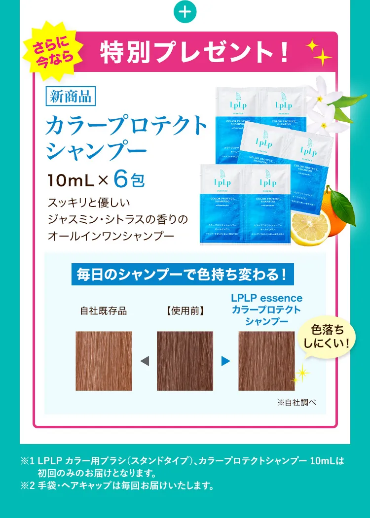 ラク染め5点セットプレゼント 専用コーム 手袋 ケープ イヤーキャップ ヘアキャップ ※手袋・ヘアキャップは毎回お届け！