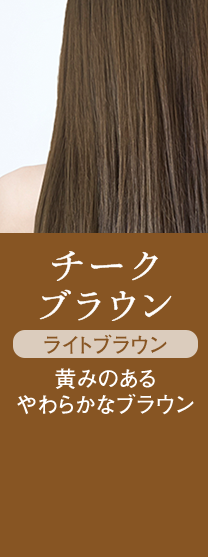 チークブラウン ライトブラウン 黄みのあるやわらかなブラウン