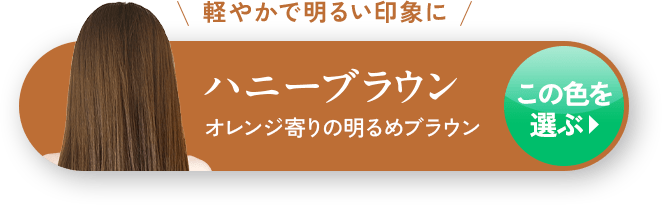 軽やかで明るい印象に ハニーブラウン オレンジ寄りの明るめブラウン この色を選ぶ▶