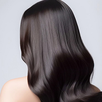 ハリコシツヤのある髪