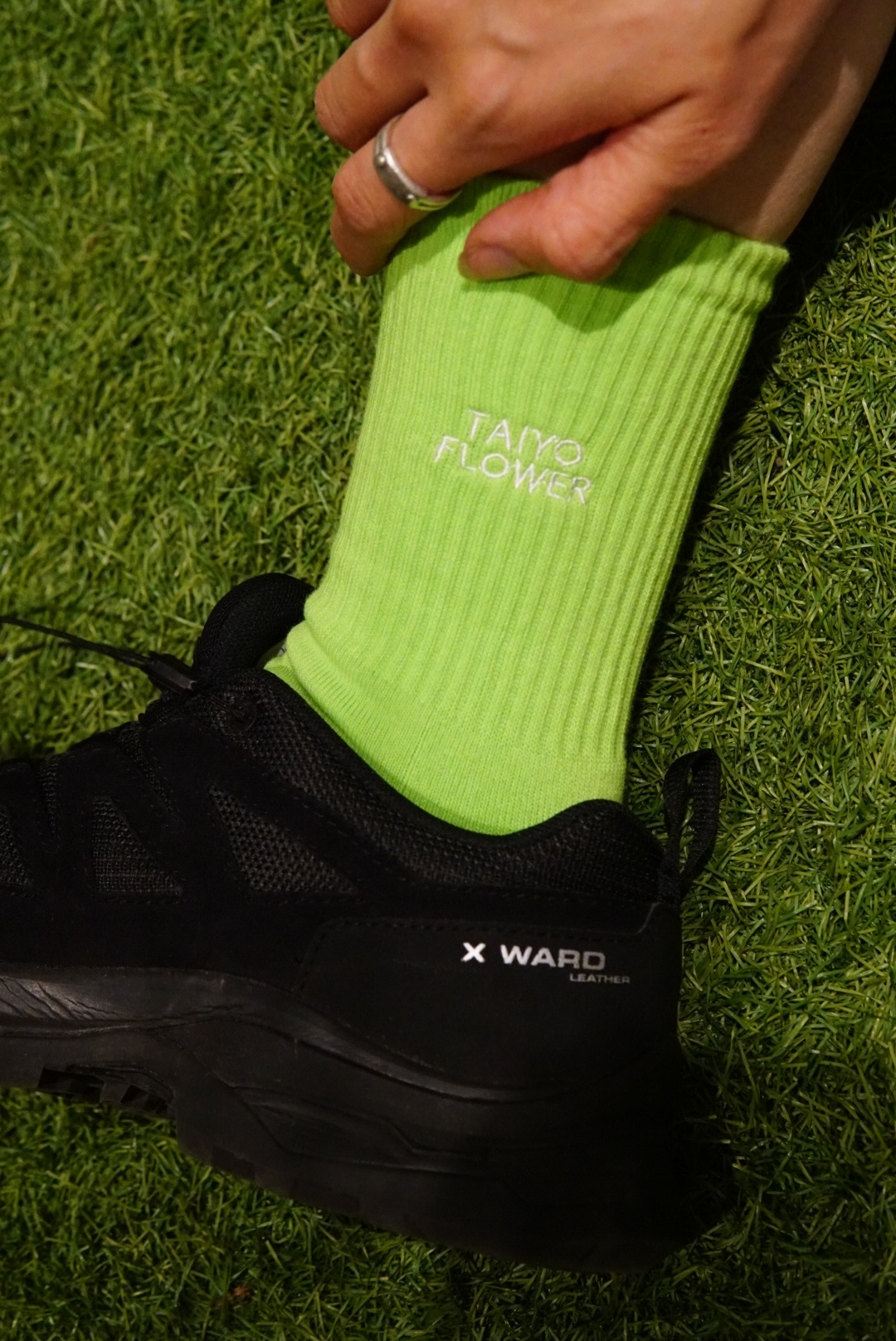 【数量限定】TAIYOFLOWER socks light yellow