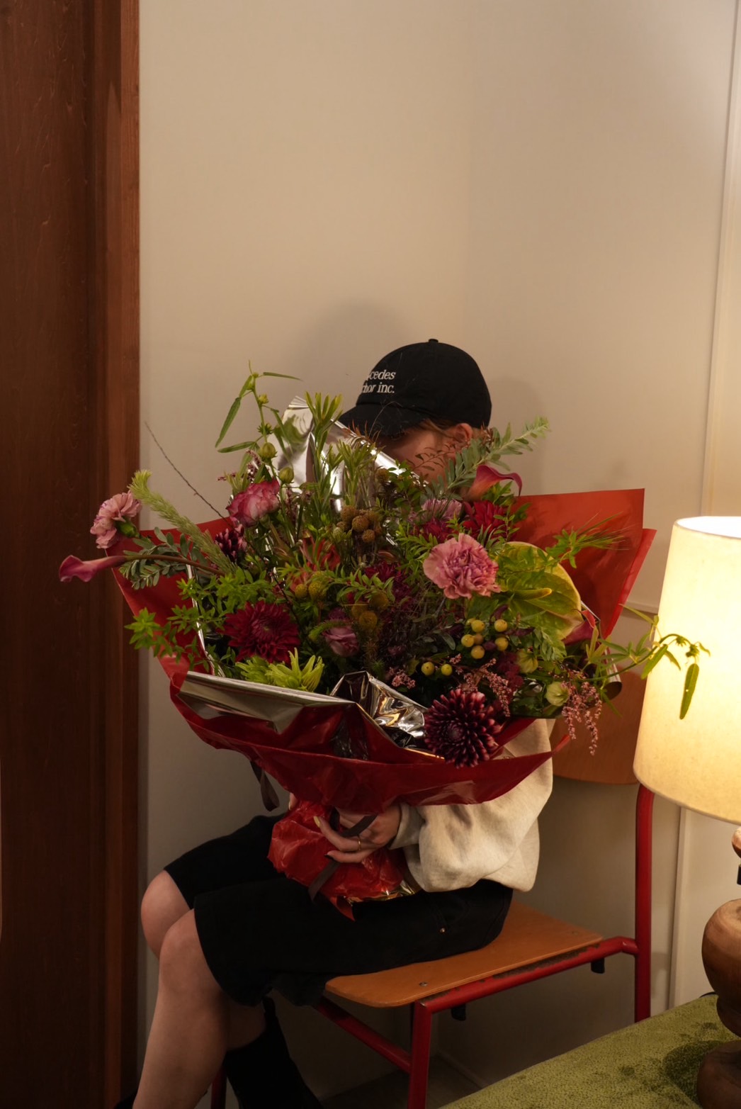 Holiday propose bouquet