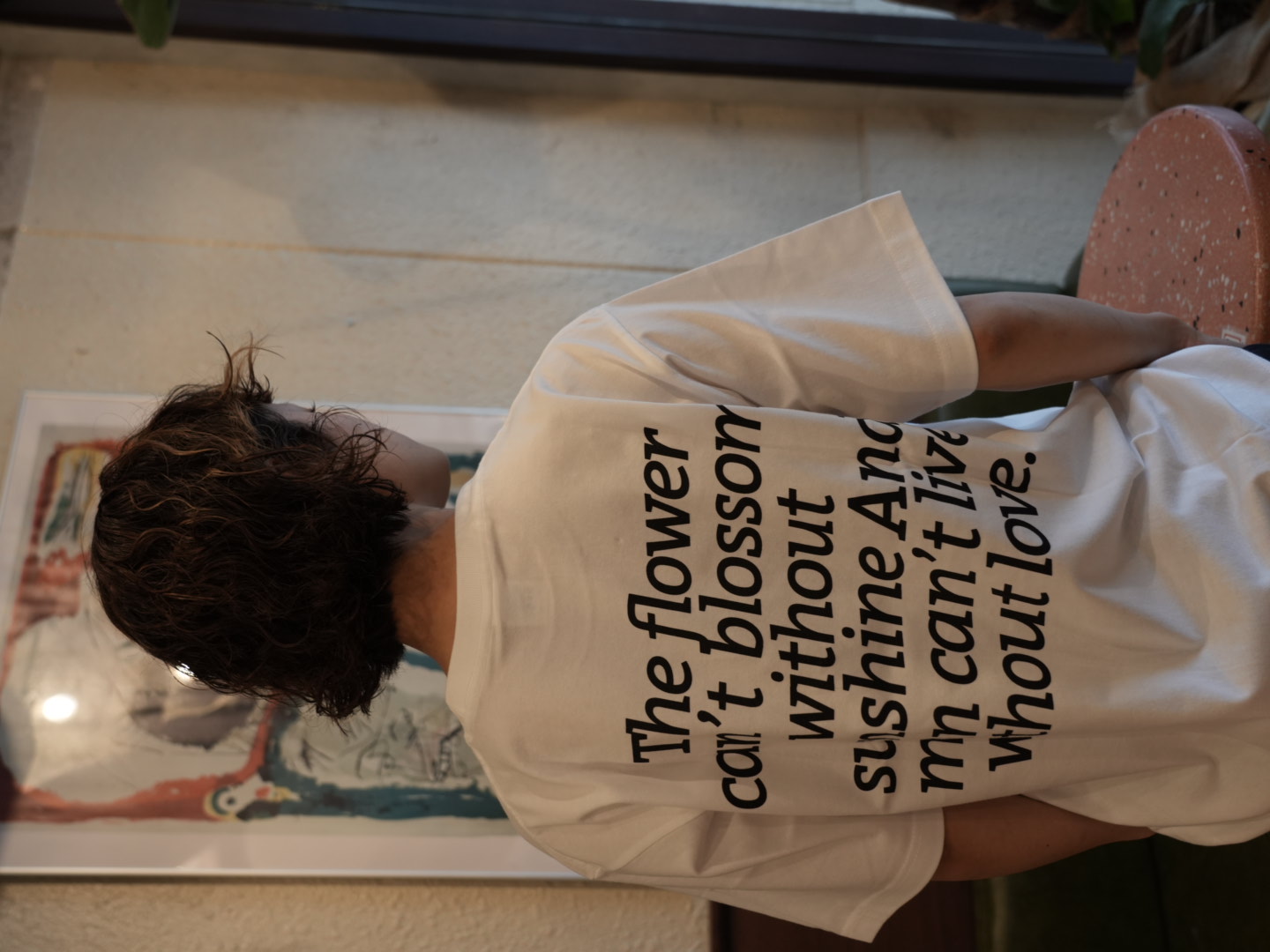 TAIYOFLOWER Tシャツ カラー: Black, サイズ: M