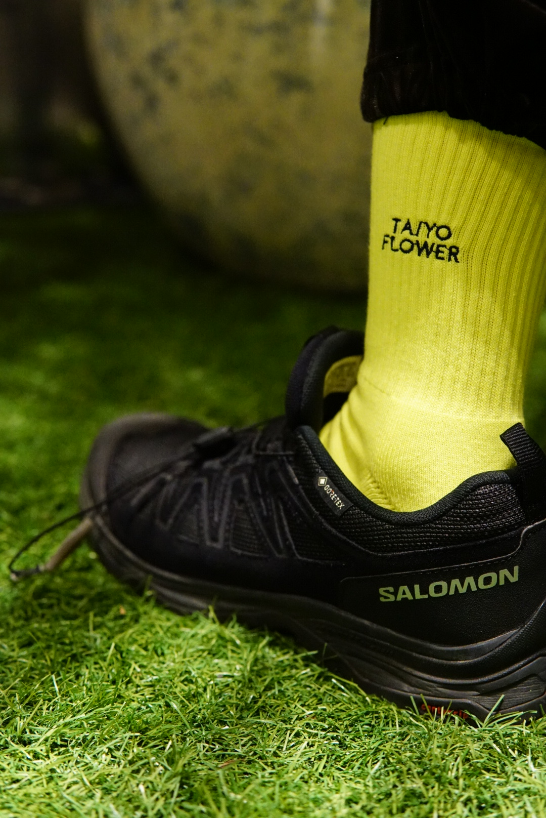 【数量限定】TAIYOFLOWER socks light green