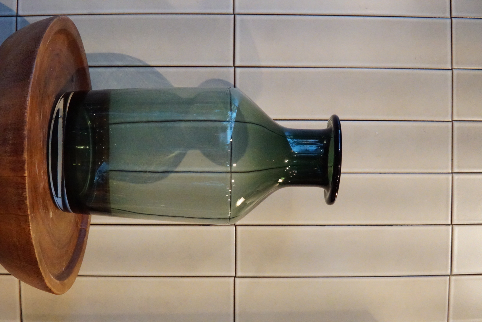 flower base lower vase glass M