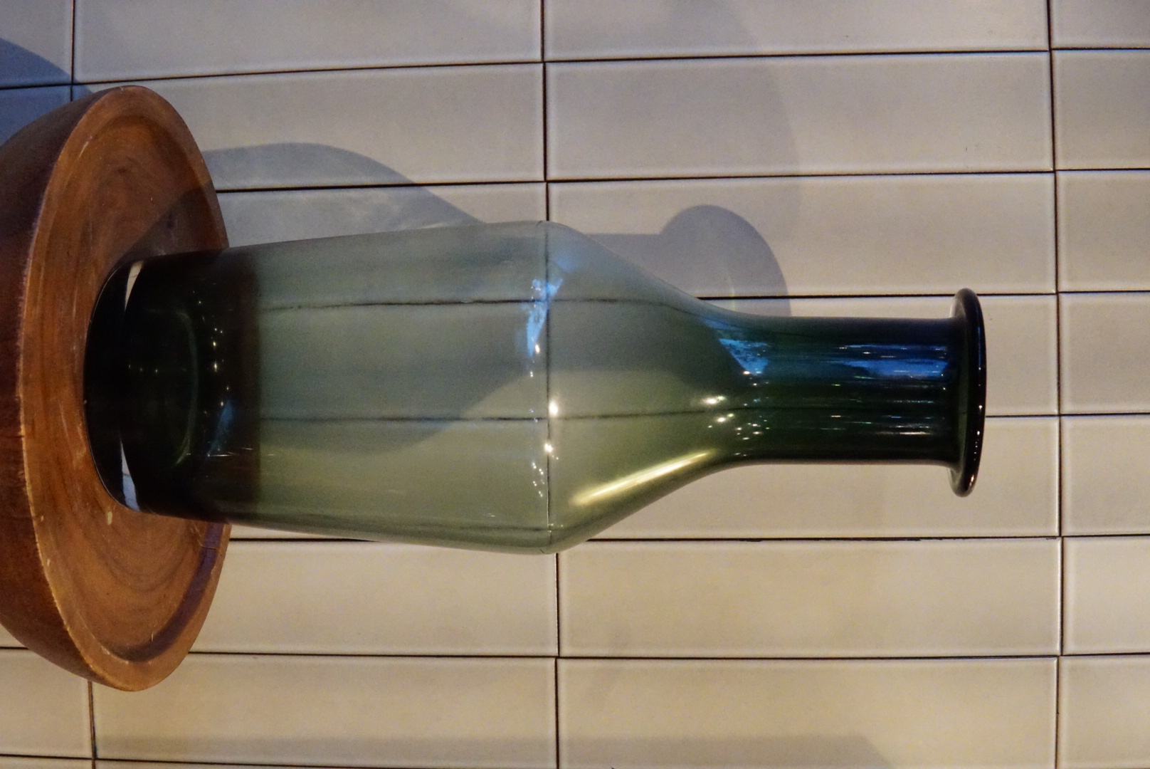 flower base lower vase glass L