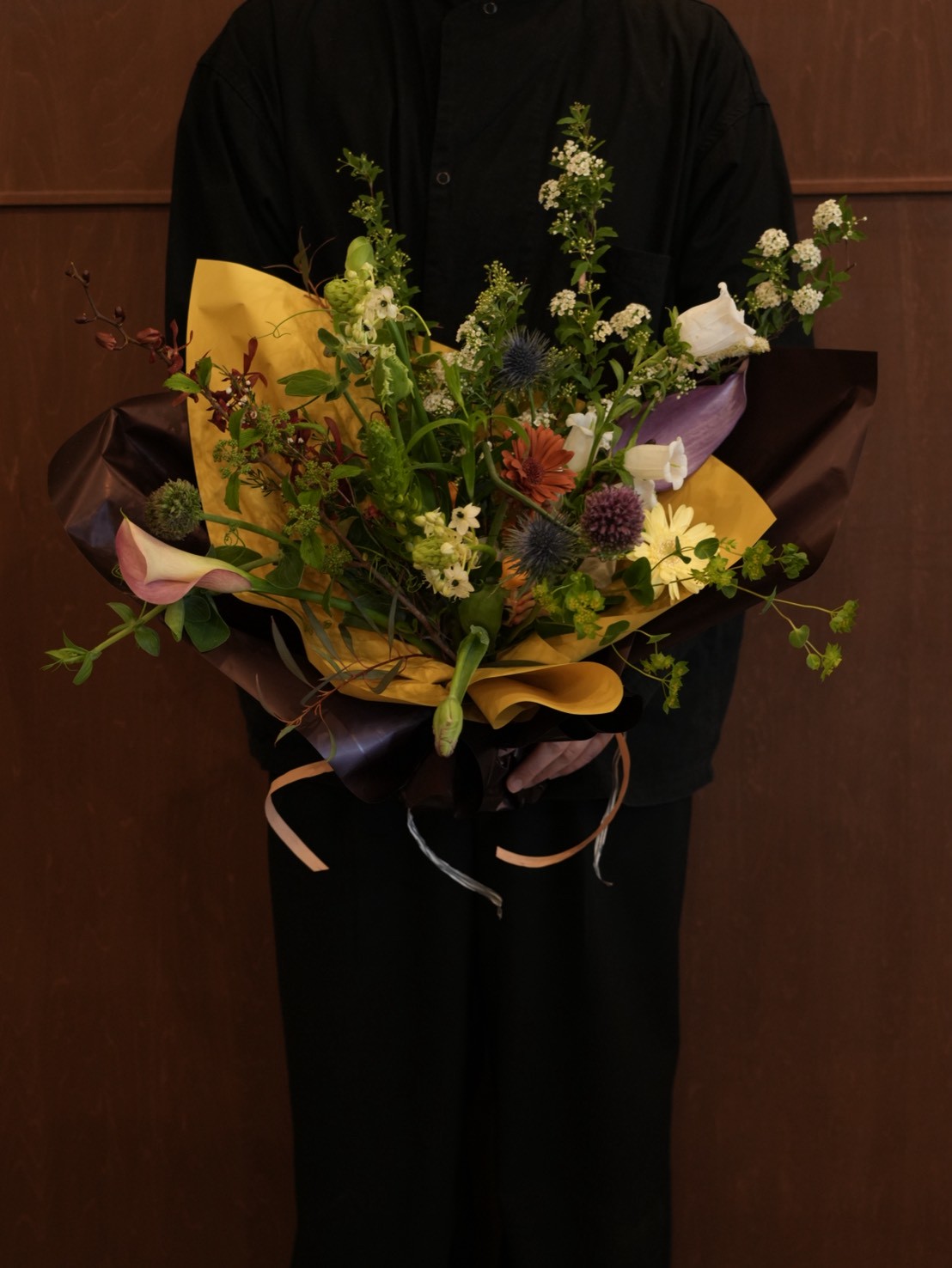 【母の日】みかんジュース＋クッキーセット お花のイメージ: cute／キュート, サイズ: mini