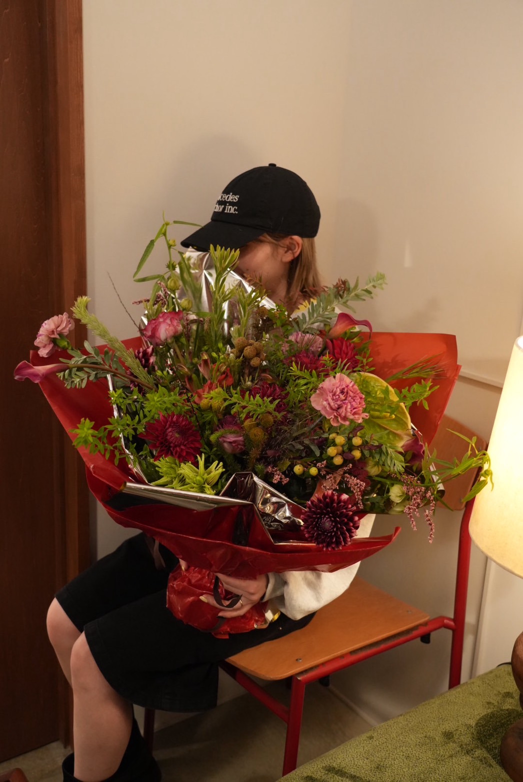 Holiday propose bouquet