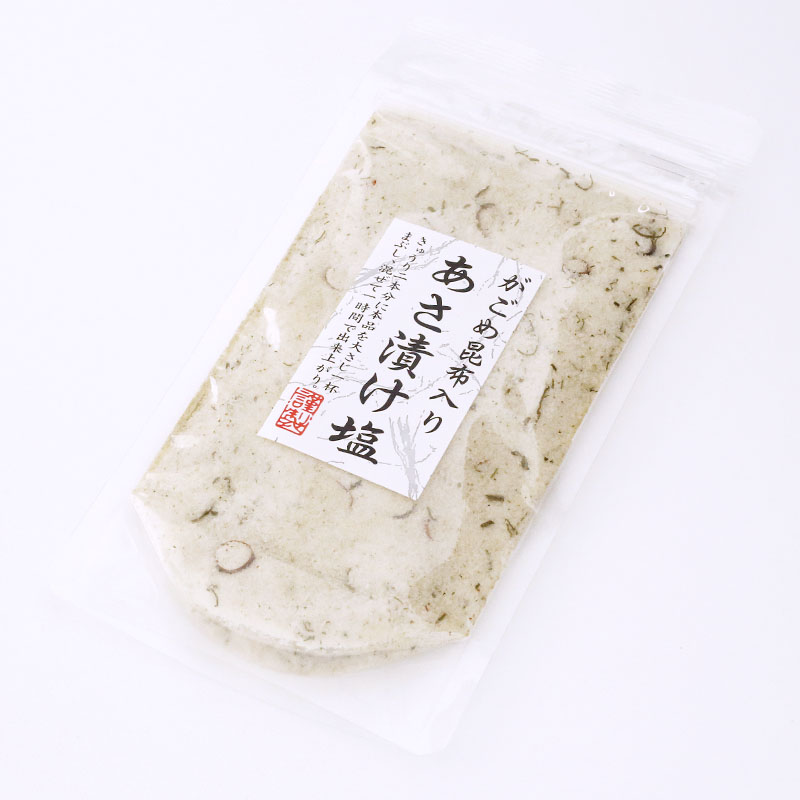 あさ漬け塩がごめ昆布入り 90g×3袋