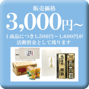 販売価格3000円からの商品リスト