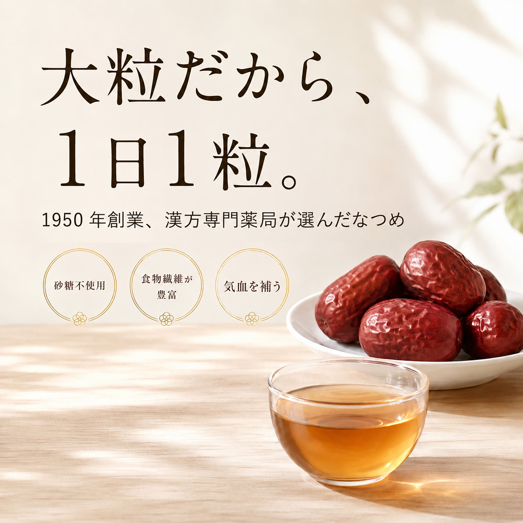 なつめ（乾燥） 100g