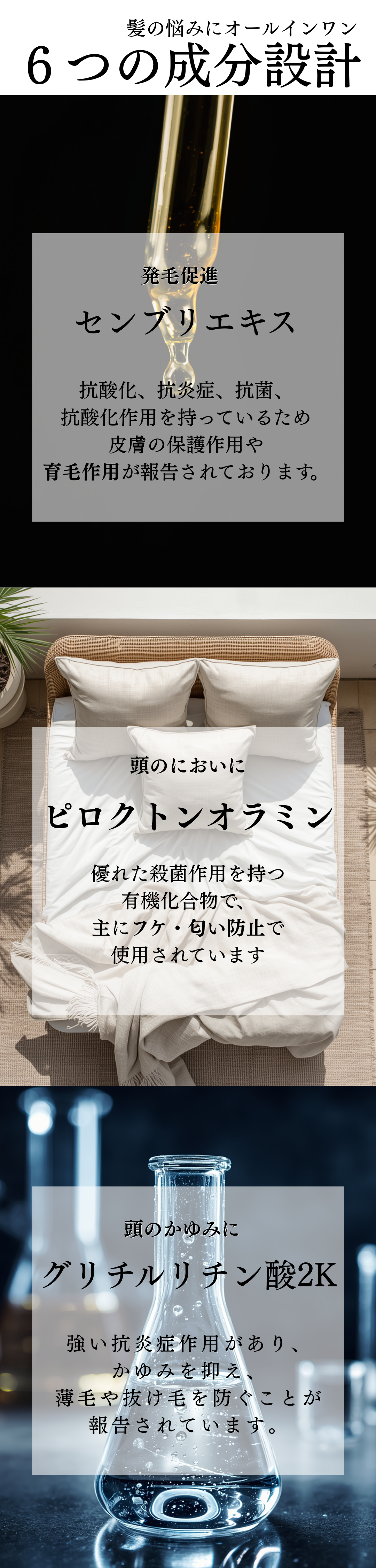 ６つの医薬部外成分