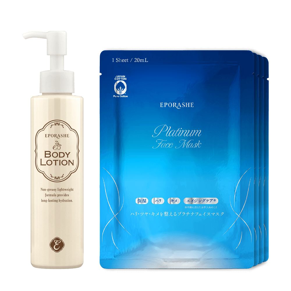 ボディローション・フェイスマスク4枚セット(定期販売)