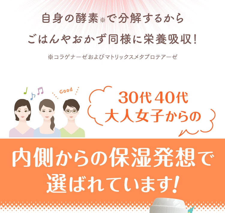 自身の酵素で分解するから、ごはんやおかず同様に栄養吸収