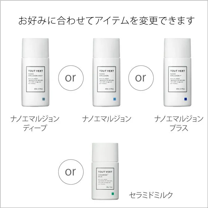 乾燥・敏感肌対策セット 乳液: ナノエマルジョン ディープ