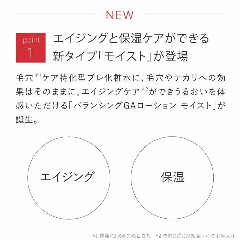 化粧水 グリシルグリシン６％ アゼライン酸配合★バランシングGAローション／バランシングGAローション モイスト  タイプ: モイスト