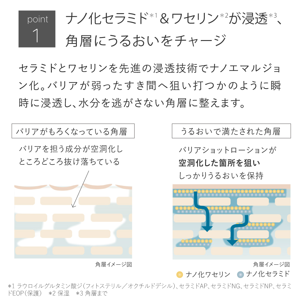 高浸透バリアセット 選択してください: 3点セット