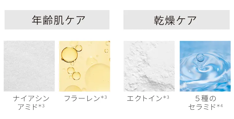 洗顔後のまっさらな肌を満たす