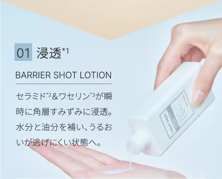 01浸透 BARRIER SHOT LOTION
