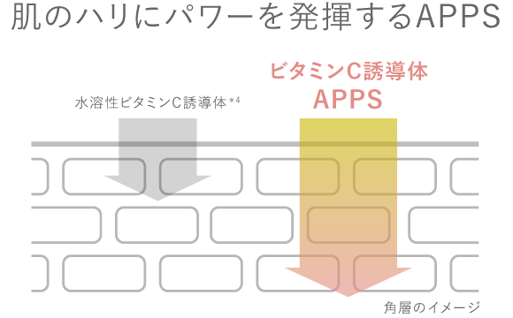 肌のハリにパワーを発揮するAPPS