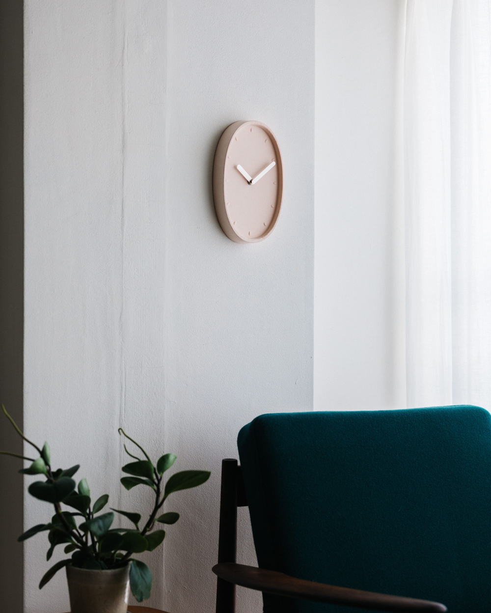 Paper Clock color: green