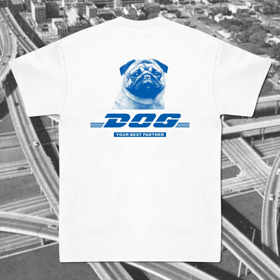 DOG EXP T-SHIRTS / WHITE size: S