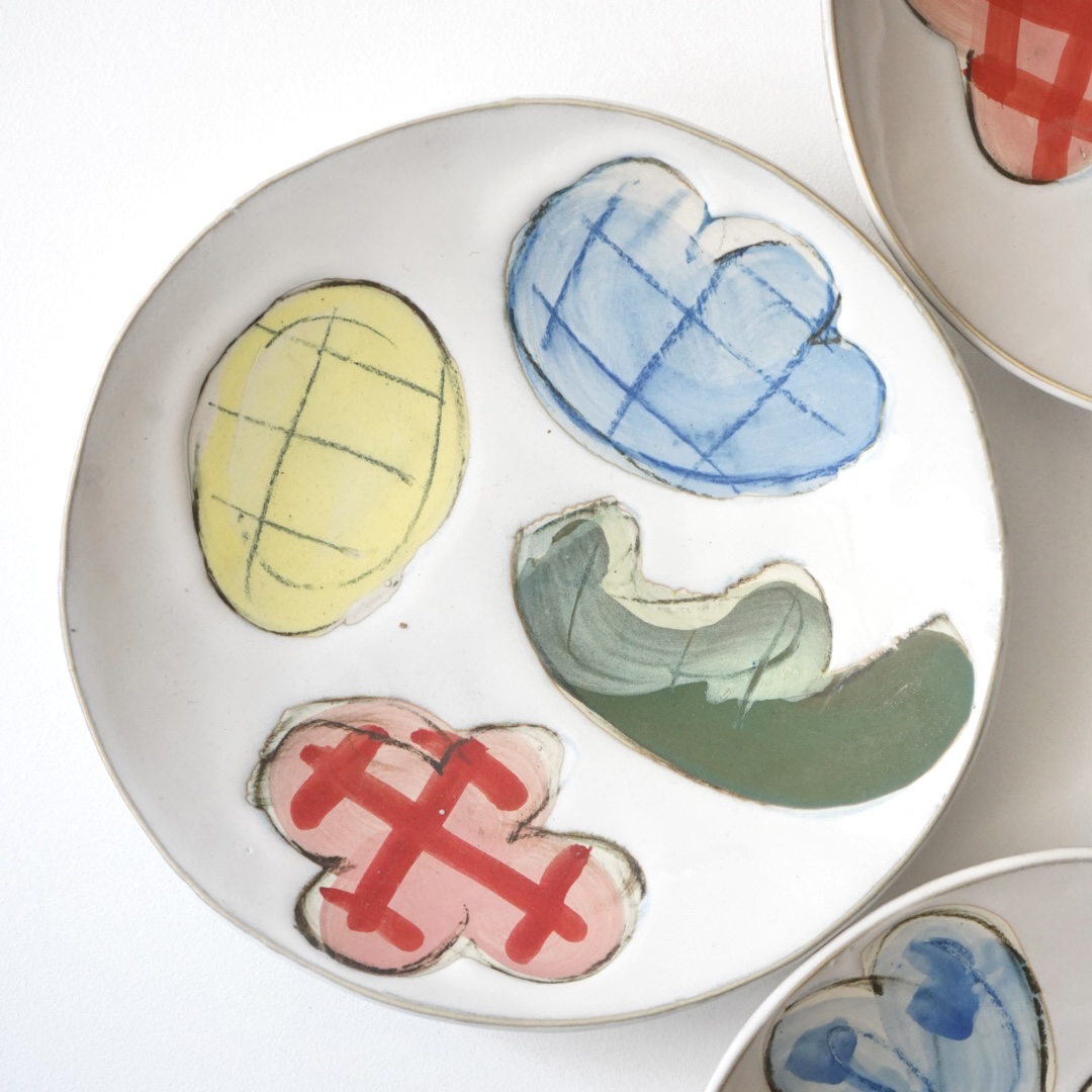 White Plate large Assort / 東絵理さん