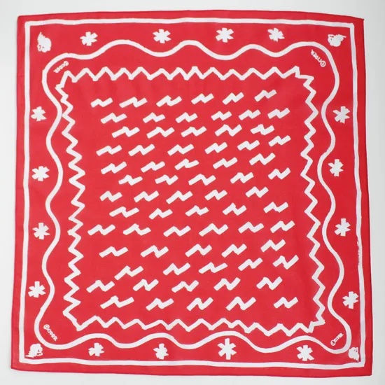 Graffiti Bandanna/レッド